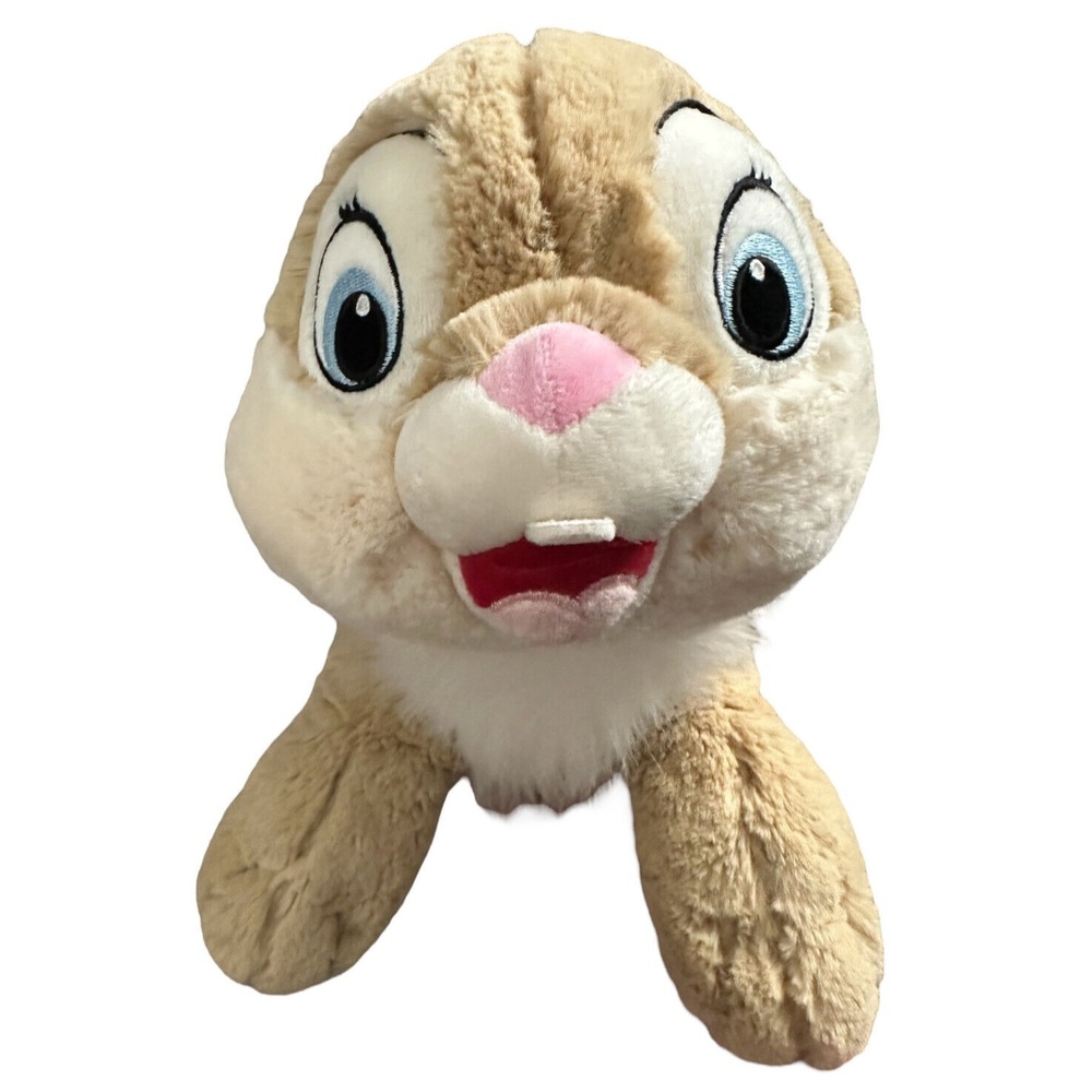 Disney Store Miss Bunny Thumper Rabbit Tan Brown‎ Bambi Plush Stuffed Animal